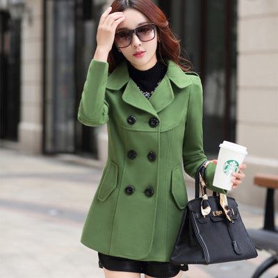 Abrigo de Lana para Mujer - Estilo Casual Otoño - Image 15