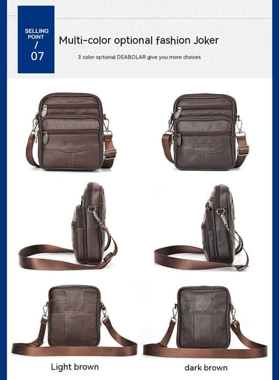 Bolsa de Cintura Multifuncional para Hombre - Bandolera Mensajero con Compartimentos para Celular - Image 12