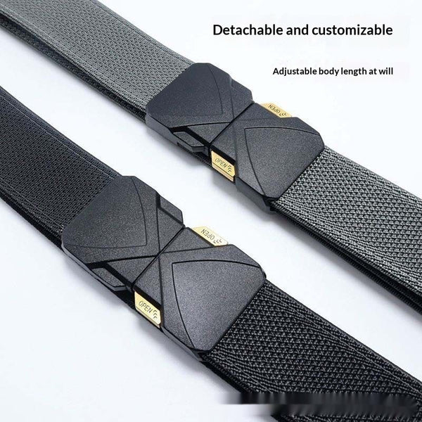 Cinturón Táctico Nylon Canvas para Hombre con Hebilla Ajustable