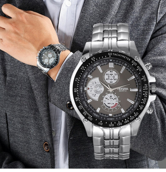 Reloj de Hombre Acero Inoxidable con Calendario y Esfera Luminosa - Image 8