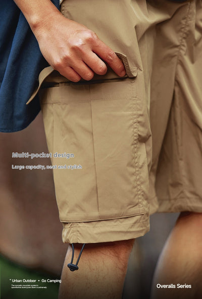 Pantalones Cortos de Trabajo 3D con Bolsillos - Diseño Holgado y Versátil - Image 11