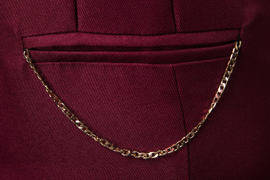 Chaleco y Chaqueta de Traje para Hombre con Accesorios de Lujo - Image 15