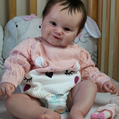 Muñeca Reborn Realista con Cabello Implantado - Apta para Baño - Image 12