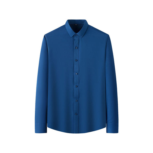 Camisa Elástica de Talla Grande para Hombre de Manga Larga - Image 13