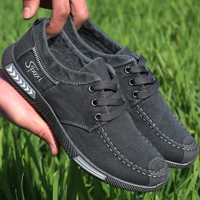Zapatos de Lona para Hombre Estilo Coreano Casual - Image 7