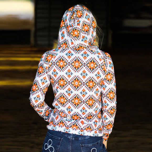Sudadera con Capucha Estampada de Manga Larga para Otoño e Invierno