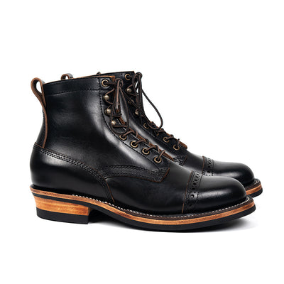 Botas de Cuero Genuino para Hombre - Estilo Trabajo Otoño Invierno - Image 7