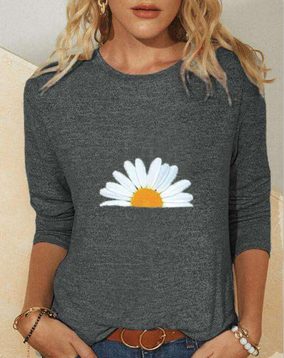 Blusa Suelta Cuello Redondo Casual - Image 10