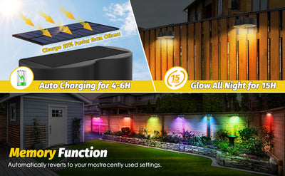 Lámpara Solar para Cerca y Decoración Exterior - Image 13