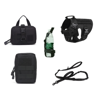 Arnés Táctico K9 para Perros - Chaleco de Entrenamiento Profesional con Correa - Image 11