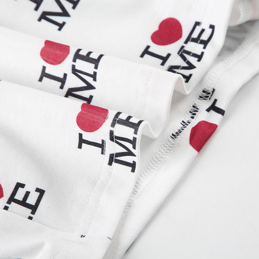 Pantalones Casuales Holgados con Estampado de Letras - Image 24