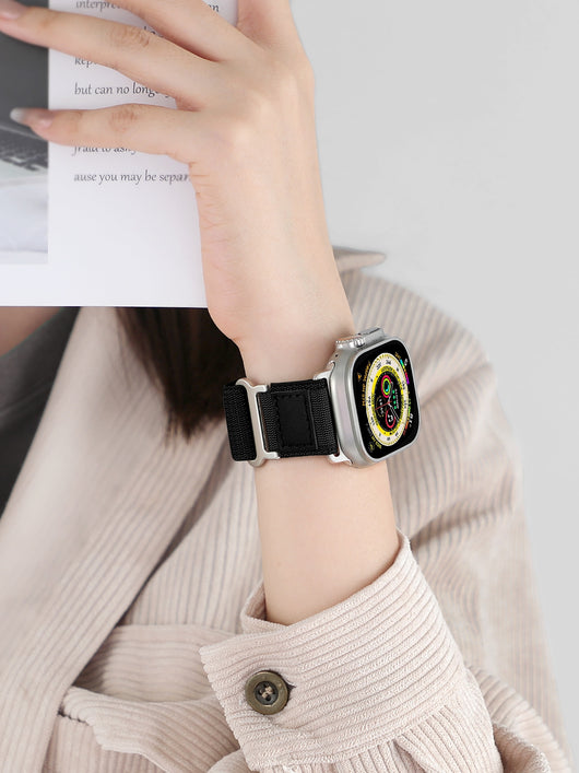Correa de Reloj Tejida en Nylon y Cuero Premium - Image 13