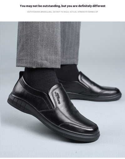 Zapatos Casuales de Cuero para Hombre con Suela Blanda Antideslizante - Image 13