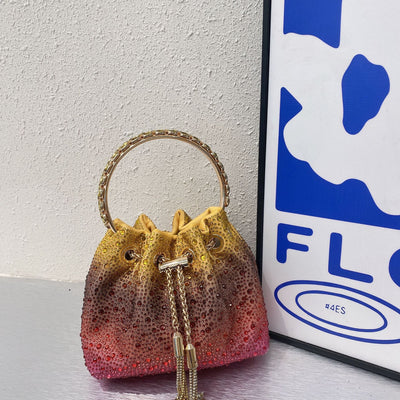 Bolso Tote Crossbody con Cadena de Cristales - Image 5