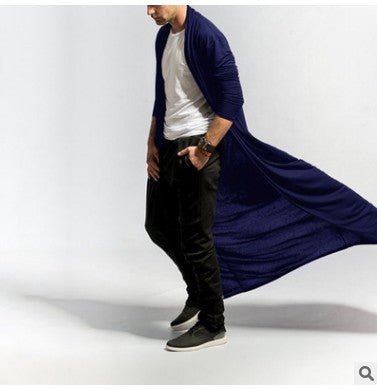 Abrigo Trench Largo Slim Fit Casual para Hombre - Image 6