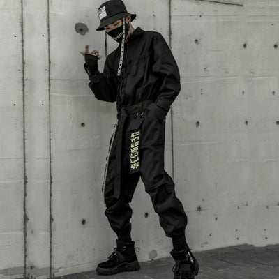 Jumpsuit Retro Casual para Hombre con Tirantes Sueltos - Image 8