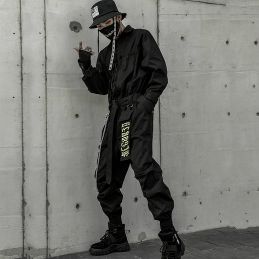 Jumpsuit Retro Casual para Hombre con Tirantes Sueltos - Image 8
