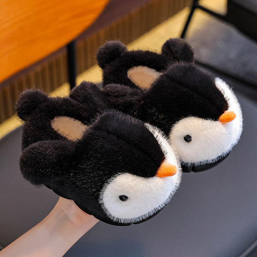 Pantuflas Térmicas Pingüino Esponjosas para Niños y Niñas - Image 5