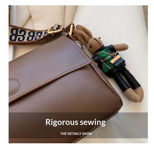 Bolso Bandolera Cuadrado Mini Retro Otoño-Invierno con Correa Ancha - Image 10