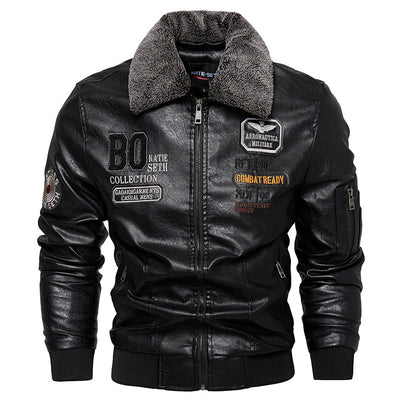 Chaqueta de Cuero Slim Fit para Hombre - Estilo Casual Moderno - Image 6