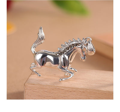 Colgante del Caballo del Zodiaco con Acabado Envejecido - Image 11