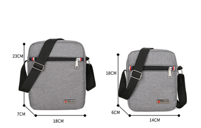 Bolsa Mensajero Deportiva Ultraligera en Nylon para Hombre - Image 8