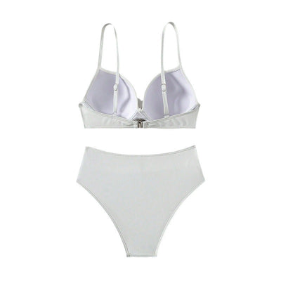 Traje de Baño Bikini Cintura Alta con Refuerzo de Acero para Mujer - Image 5