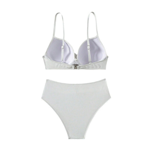 Traje de Baño Bikini Cintura Alta con Refuerzo de Acero para Mujer - Image 5