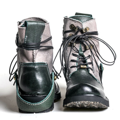Botas Martin Vintage Japonesas de Lona para Exteriores - Image 10