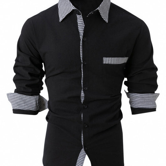 Camisa Casual de Manga Larga para Hombre