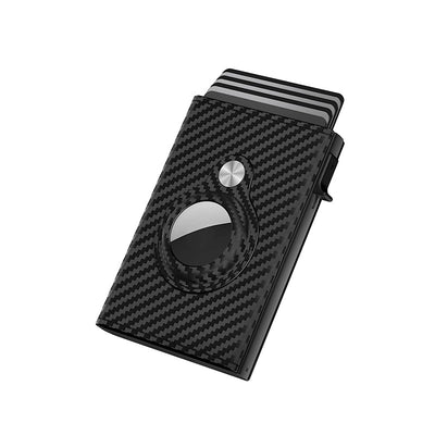 Billetera de Fibra de Carbono con Detalle de Cuero - Minimalista y Multifuncional - Image 8