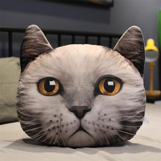 Cojín 3D con Cabeza de Gato Adorable - Image 12