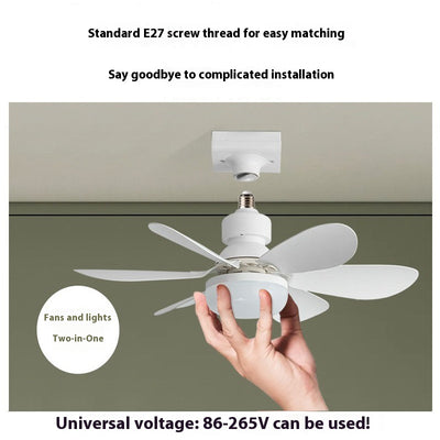 Ventilador de Techo con Luz LED Silencioso para Dormitorio y Sala - Image 3