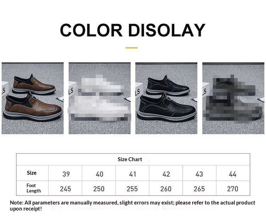 Zapatos de Cuero Suave Estilo Británico Transpirables para Hombre - Image 9
