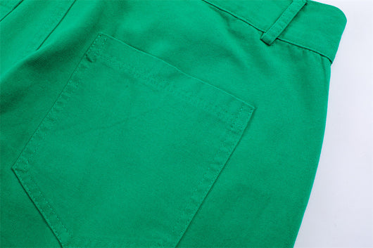 Pantalones Rectos con Abertura Lateral y Dobladillo Suelto - Image 10