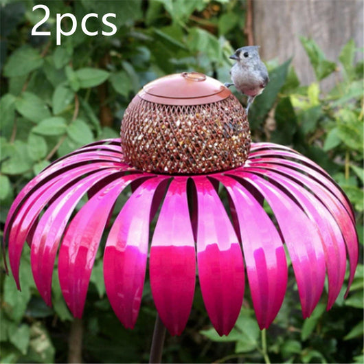 Comedero para Pájaros con Diseño de Pétalos - Image 12