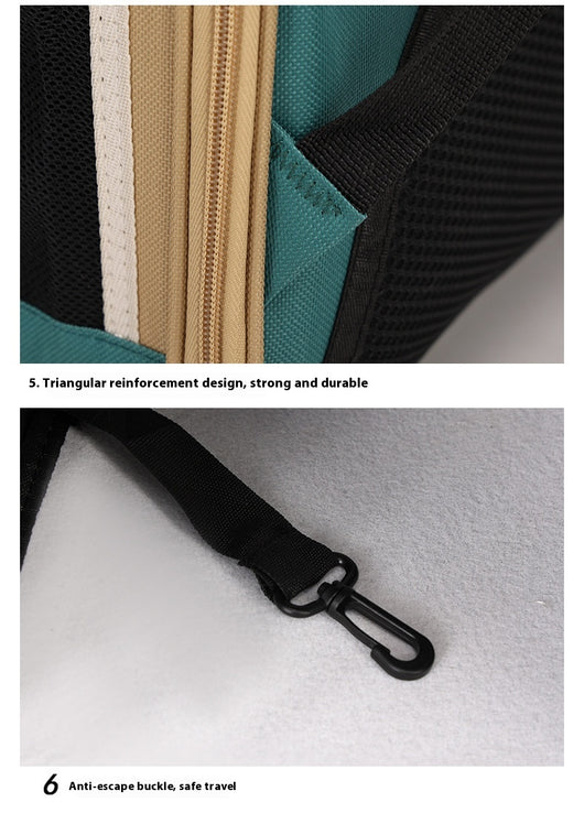 Mochila Transportadora Espacial para Gatos - Gran Capacidad Portátil - Image 26