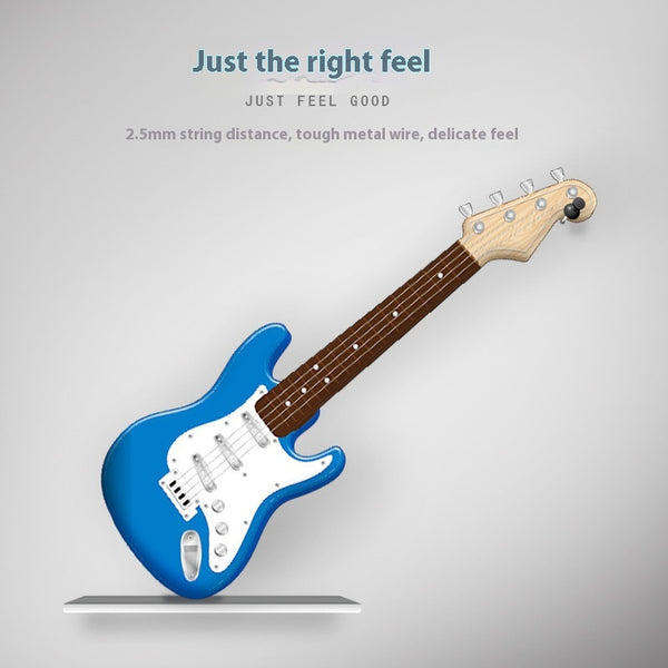 Guitarra Eléctrica de Juguete 4 Cuerdas para Niños Principiantes