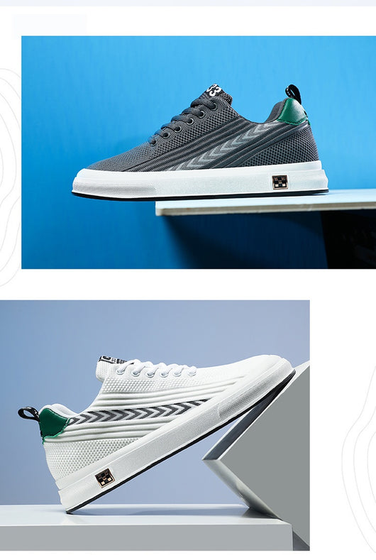 Zapatillas Deportivas Tejidas con Alzas Invisibles para Hombre - Image 31