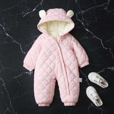 Mameluco Térmico Infantil con Capucha y Forro Polar para Invierno - Image 6