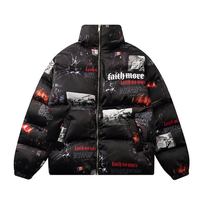 Chaqueta Acolchada de Algodón con Cuello Alto - Calidez Extrema - Image 7