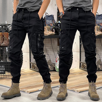 Pantalones Tácticos Casual de Pierna Recta para Hombre con Puños Ajustables - Image 6