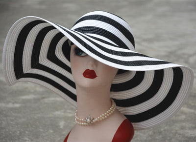 Sombrero de Paja Oversized Estilo Hepburn 18cm - Protección y Elegancia - Image 6