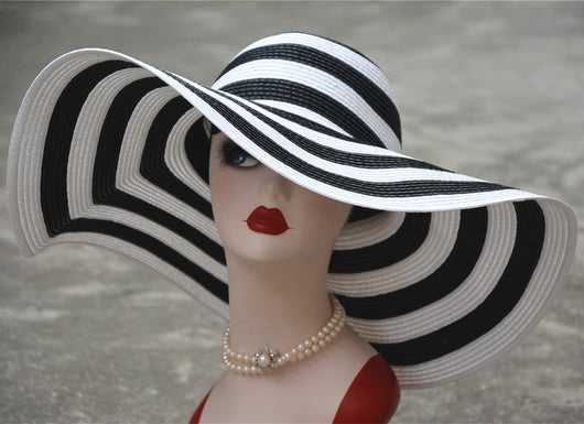 Sombrero de Paja Oversized Estilo Hepburn 18cm - Protección y Elegancia - Image 6