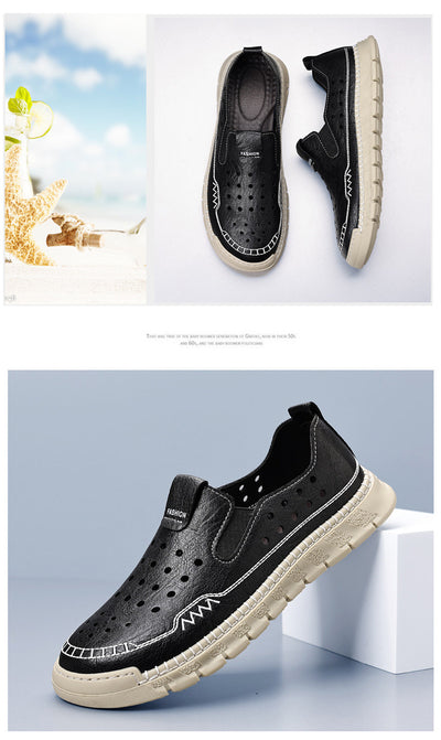 Zapatos Casuales Transpirables con Diseño Calado para Hombre - Verano - Image 14