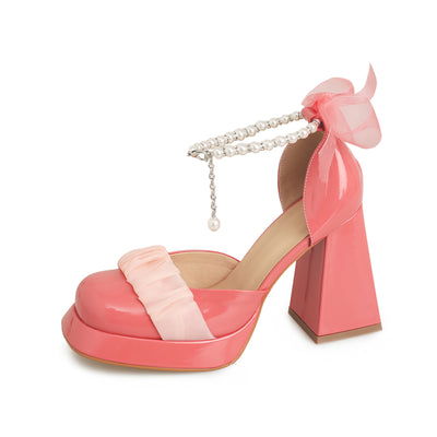 Zapatos Mary Jane de Cuero Real con Tacón Grueso y Plataforma para Mujer - Image 12