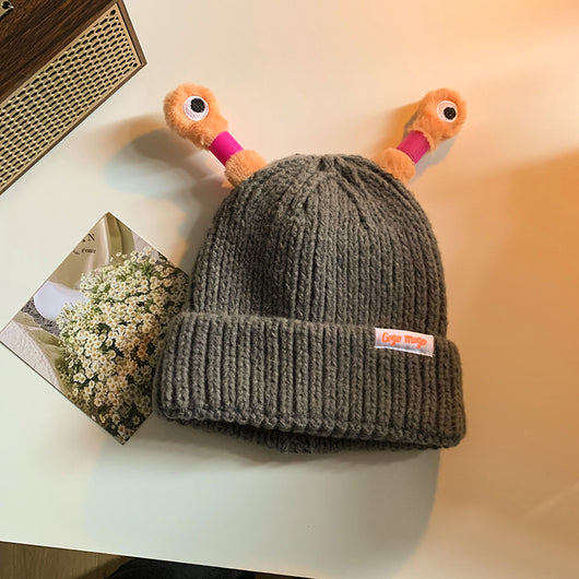 Gorro Tejido de Rana Divertida para Mujer - Image 9