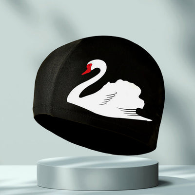 Gorro de Natación Elástico y Cómodo con Estampado Simple - Image 6