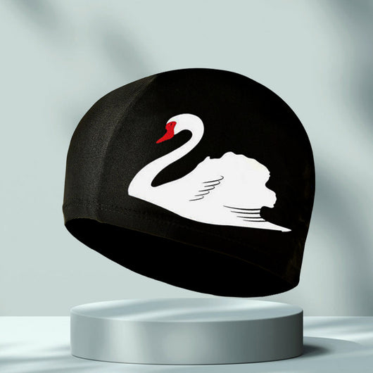 Gorro de Natación Elástico y Cómodo con Estampado Simple - Image 6