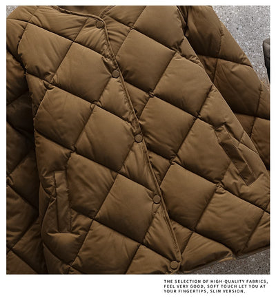Chaqueta Corta Acolchada para Mujer Estilo Coreano Ligera - Image 21